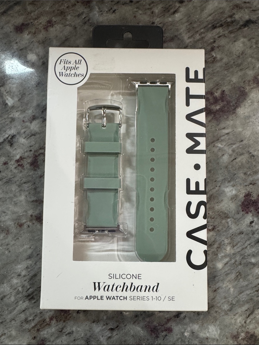 NEW case-mate Silicone Watchband in Sage Green
